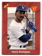 1991 Classic II #T51 Henry Rodriguez    Los Angeles Dodgers Baseball Ca ID:52759