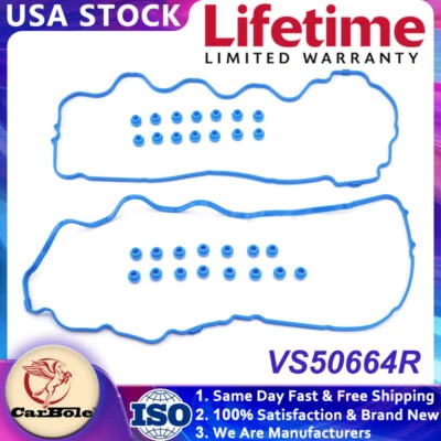 Junta de cubierta de válvula con kit de ojales para Ford F-250 F350 Super Duty 2005-2006 5,4 L Foto 1 de 4