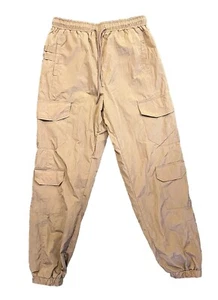 Pantalones deportivos Forever 21 para mujer talla M cargo medio marrón brillante con cordón - Imagen 1 de 12