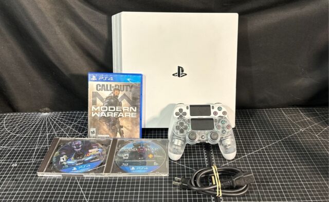 Ps4 Pro Branco 1 Controle 1 Jogo, Console de Videogame Sony Usado 65347119