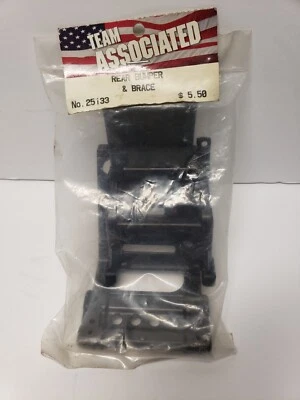 TEAM ASSOCIATED RC Car PARTS REAR Bumper and Brace PN.  25133 New  - Image 1 of 2