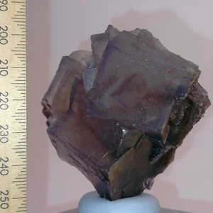 Fluorite cubic crystal cluster color zoned phantom fluorescent specimen 857ct - Picture 1 of 9