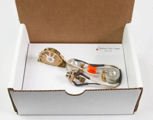 Precision Made Modern Telecaster Wiring Harness-CTS, Switchcraft, Oak/Grigsby - Picture 1 of 3