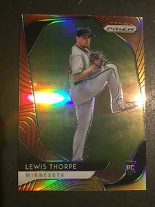 2020 Prizm Baseball Lewis Thorpe Tier 3 Red-Orange Rookie Parallel Minn Twins - Picture 1 of 6
