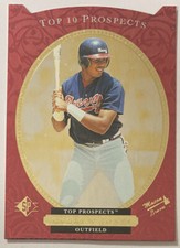 Andruw Jones 1995 SP Top 10 Prospects Die Cut Rookie Card #1 (4776)