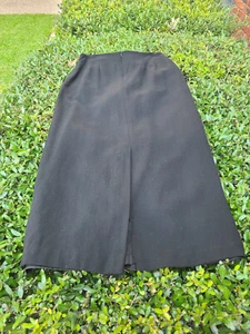 Ellen Tracy Linda Allard Skirt Womens Black Wool size 8 - Picture 1 of 12