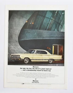 Anuncio de coche grande - Mercury 1964 (folleto de póster impreso en anuncio) - Imagen 1 de 1