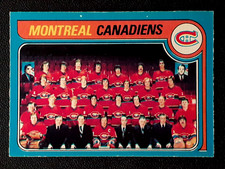 MONTREAL CANADIENS TEAM CHECKLIST UNMARKED 1979-80 O-PEE-CHEE NO 252 NM+   52040