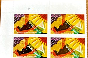 Scott #4201...41 Cent...Toward Equality in Schools...Plate Block/4 Stamps MNH - Picture 1 of 1
