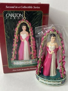 Vintage Carlton Cards "First Lady Jacqueline Kennedy" Xmas Ornament in Box 1999 - Picture 1 of 24