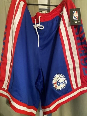 Pantalón Corto Philadelphia 76ers Rojo/Blanco/Azul Corte Completa-Hombre Talla L-Ropa NBA NUEVO CON ETIQUETAS Foto 1 de 4