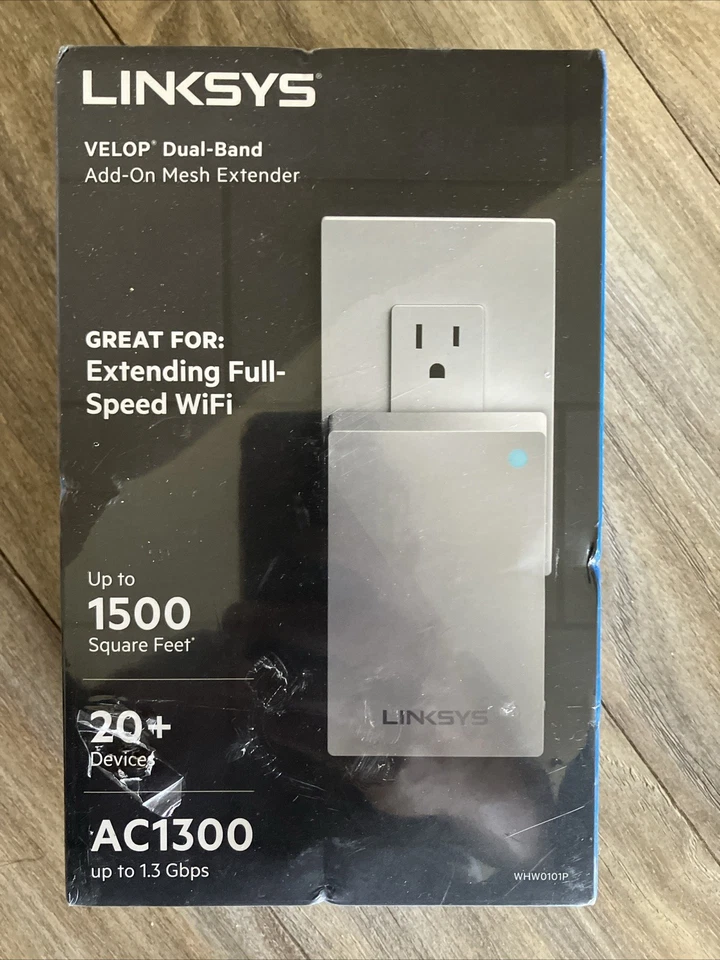 Linksys WHW0101P Velop Mesh WiFi Extender Dual-band - Image 1 of 1