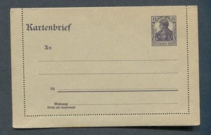 German Reich : 15 Pfennig card letter from 1919 - mint NH - Picture 1 of 2