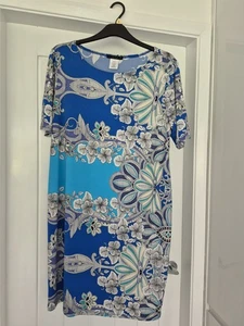 Blue Floral Dress Women - Picture 1 of 2