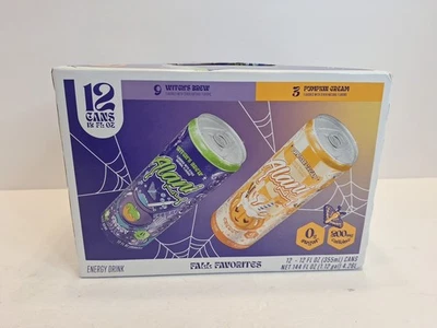 Alani Nu 12pk - 3 Crema de Calabaza y 9 Brujas Brew Bebida Energética Foto 1 de 4