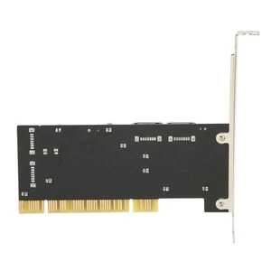 PCI To 4 Port Card 4 Independent Serial ATA Channels 1.5Gbps Transfer P NEW - Afbeelding 1 van 12