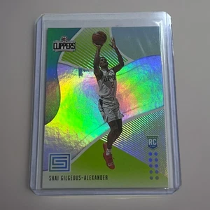2018-19 Panini Status - Lime Green #106 Shai Gilgeous-Alexander (RC) SSP Thunder - Picture 1 of 2