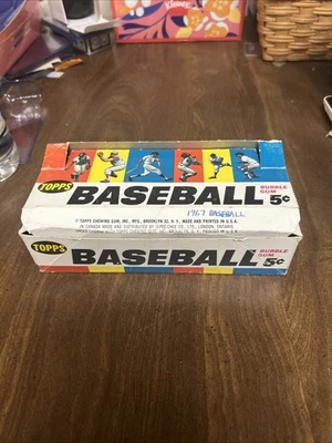 1966 Topps Baseball Empty Wax Box Rare Find - Image 1 of 4