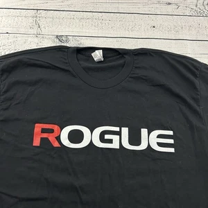 Rogue Fitness Short Sleeve T Shirt Men's Large Black - Picture 1 of 4