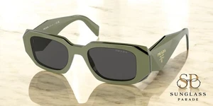 PRADA PR 17WS 13N5S0 Sage Black Dark Grey 49 mm Women's Sunglasses - Picture 1 of 2