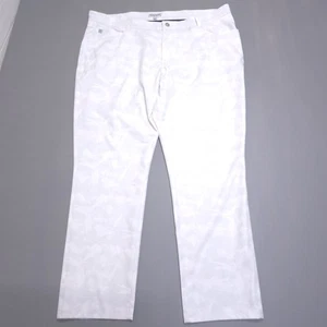 Peter Millar Pants Mens 44x30 White Grey Camo Brush stroke Golf Performance EB66 - Picture 1 of 14