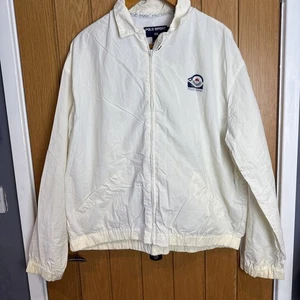 White Ralph Lauren Tennis Light Weight Jacket -Large - Picture 1 of 7
