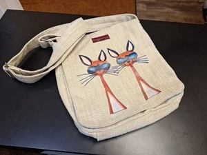 Bungalow 360 Rolly Crump Disneyland Imagineer Messenger Bag CATS Crossbody - Picture 1 of 16