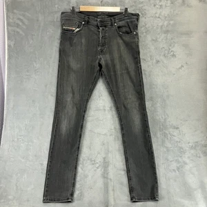 Diesel Tepphar Jeans Slim Carrot Fit Grey Stretch Size W34 L32 - Picture 1 of 11
