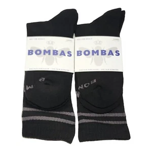 Bombas Socks Calf Size Large Unisex Men's 9.5-13, Women's 11-13 New Two Pair - Picture 1 of 5