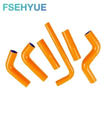 For 2002-2006 KTM 400/525EXC 2003 2004 2005 Orange Silicone Radiator Hose - Image 1 of 4