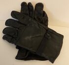 Nationwide Glove Co. Unisex Men's Women's 5 Gloves Leather Light Duty Black