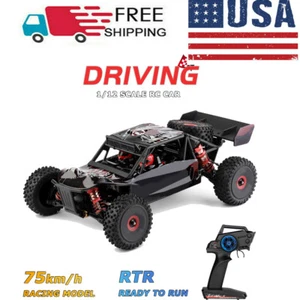 WLtoys 124016 Car 1/12 2.4GH Racing 75km/h High Speed 4WD RTR Metal Chassis S3S8 - Picture 1 of 12
