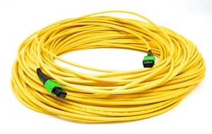 12 Fiber Trunk Cable, MTP Female-MTP Female, Singlemode, Type A, OFNR 1 Meter - Afbeelding 1 van 1