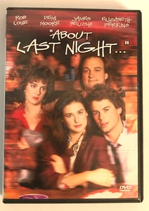 About Last Night... DVD 1986 Rob Lowe Demi Moore Jim Belushi Comedy Romance - Picture 1 of 4