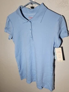 NEW Cat & Jack Size XL (14/16) Light Blue School Uniform Polo Top - Picture 1 of 3