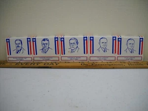 Set 5 Presidents of the United States Streichholzschachteln unbespielt Sammlerstück! - Bild 1 von 11