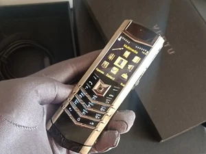 Luxury 1Vertu Signature S Design Silver Black RM-266V K7+ Unlocked Mobile Phone - Photo 1 sur 10