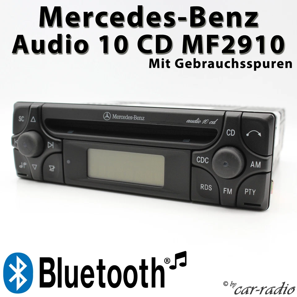 Mercedes Audio 10 CD MF2910 Bluetooth Radio Original Autoradio Music Stream GS49 - Bild 1 von 4