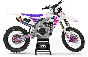 Yamaha YZ 450f 2023-24 yz250f 2024-2025 yz450fx 2024 gráficos diseño retro - Imagen 1 de 4