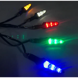 2X Super Bright LED Saddlebag Turn Signal Lights Strip For Motorcycle-Universal - Picture 1 of 14