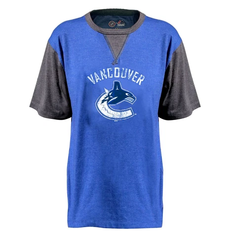 Profile Big & Tall NHL Vancouver Canucks Short Sleeve Raglan PCD Tee, Large Cover