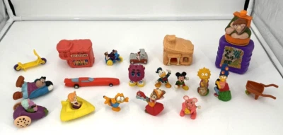 Lote De Juguetes De Colección Años 90 McDonalds Burger King Disney Picapiedra Simpson Garfield Foto 1 de 4