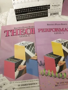 Bastien Piano Basics Level Set of 4. Piano, Theory, Technic 4 Different Books - Picture 1 of 14
