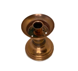 Coppercraft Guild Vintage MCM Kupfer & Holz Kerzenständer Kerzenhalter 4,5"h - Bild 1 von 5