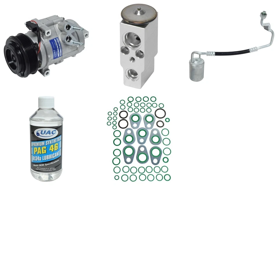 For 2011-2012 Lincoln MKS Base 3.7L A/C Compressor Kit UAC - Image 1 of 1