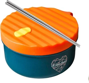 Ramen Bowl, 40 oz Microwaveable Noodle Cooker for Ramen, Pho, Soup, and Pasta, D - Picture 1 of 8