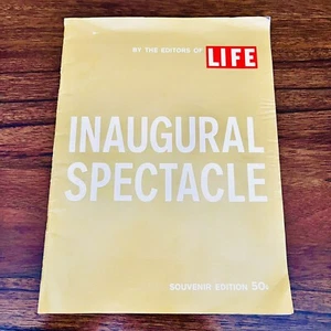 Life Magazine Inaugural Spectacle Souvenir Edition John F. Kennedy JFK 1961 Fair - Picture 1 of 13