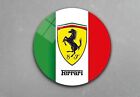 Ferrari Italienische Flagge Glas Bild Wanddekoration Wandplakat Dekoration Garage