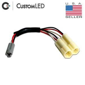 Y-Splitter for Yamaha Turn Signals, 3 Wire OEM connector Splitter, PAIR - Picture 1 of 2