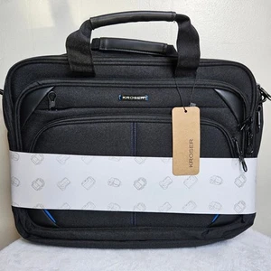 KROSER Laptop Bag Briefcase Expandable Water-Repellent Shoulder Messenger Bag - Afbeelding 1 van 9